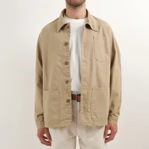 BEIGE FRENCH CHORE JACKET