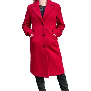 CIVAS WOOL MIX COAT 06300 DIMELO-RED