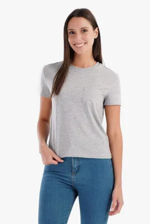 Cotton T-Shirt with Chest Pocket