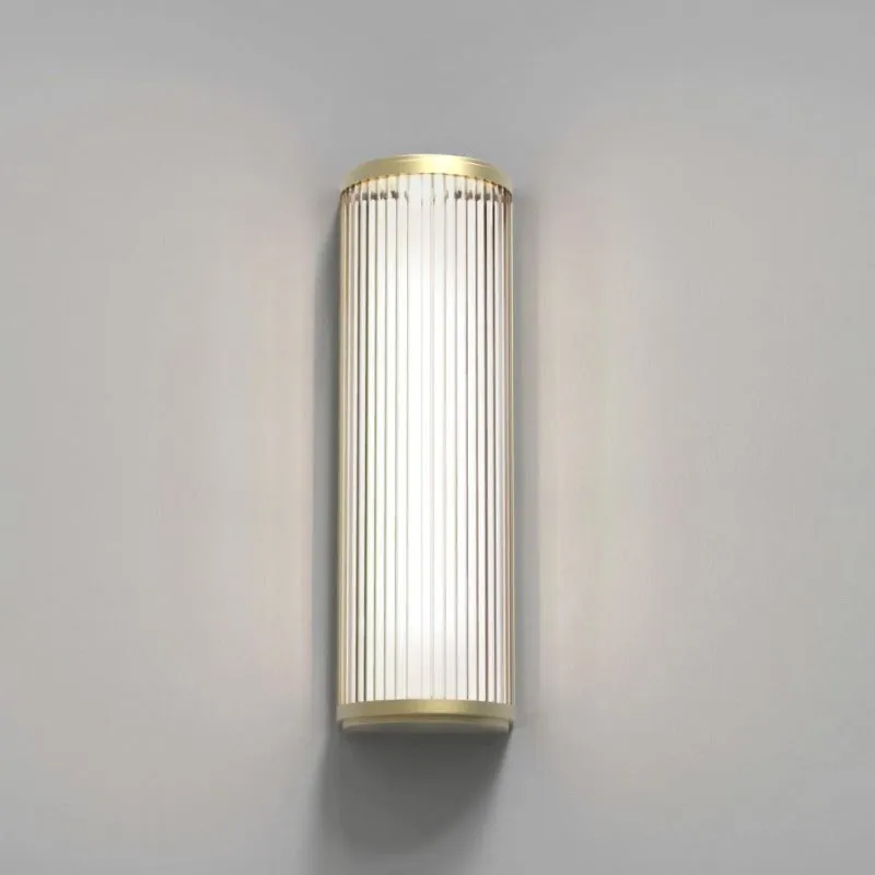 Dimmable Transitional Glass Rod Wall Light