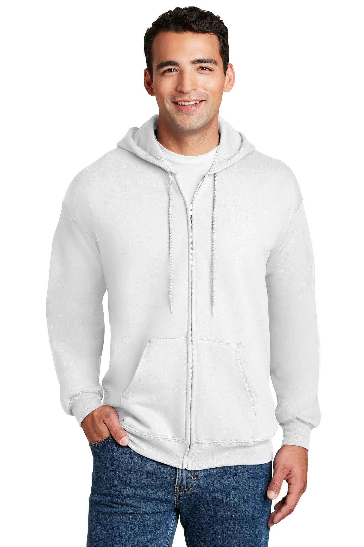 Hanes Ultimate Cotton - Full-Zip Hooded Sweatshirt. F283