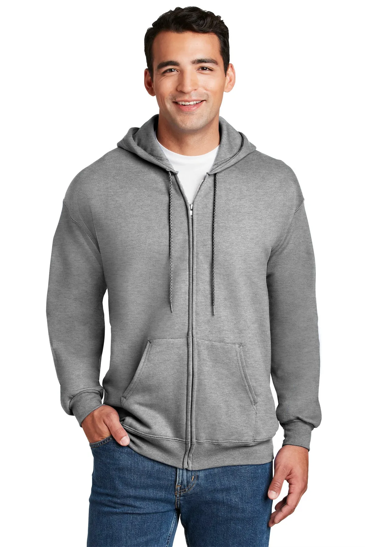 Hanes Ultimate Cotton - Full-Zip Hooded Sweatshirt. F283