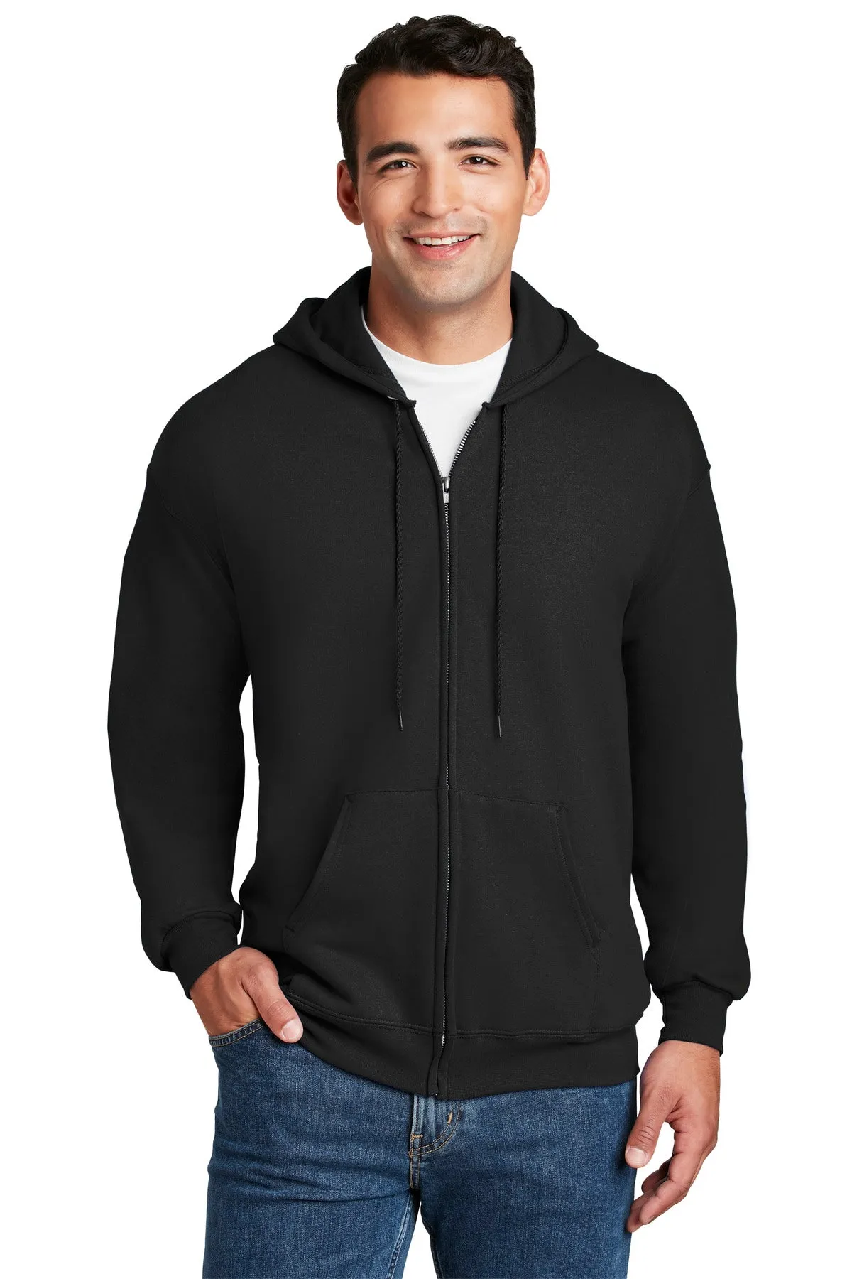 Hanes Ultimate Cotton - Full-Zip Hooded Sweatshirt. F283