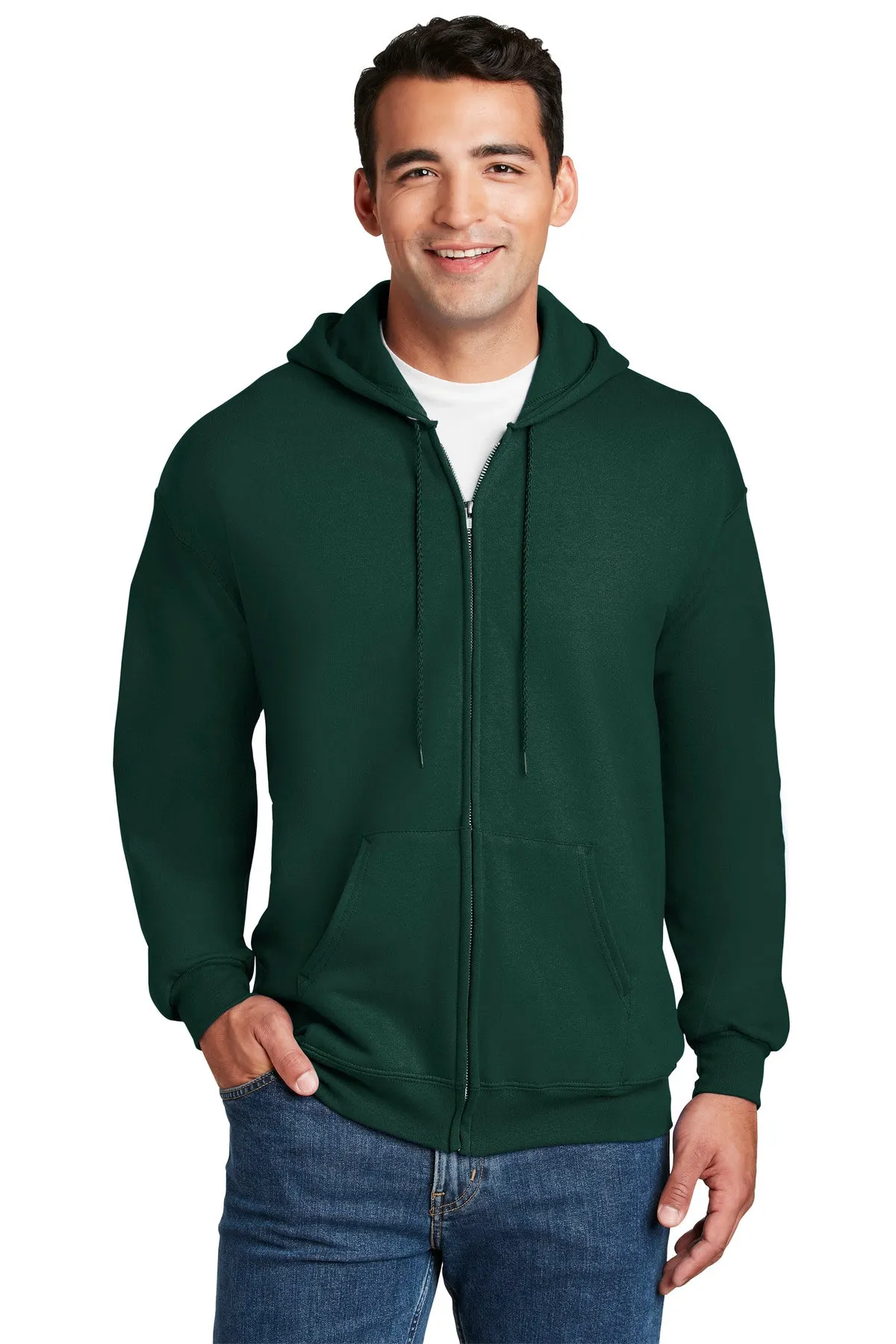 Hanes Ultimate Cotton - Full-Zip Hooded Sweatshirt. F283