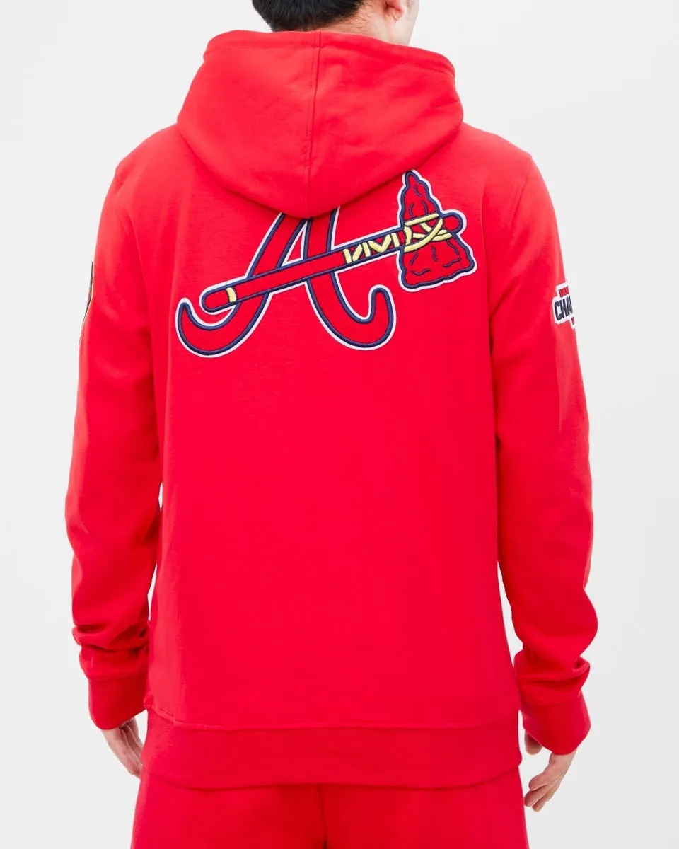 MLB ATLANTA BRAVES HOMETOWN FZ HOODIE (RED)