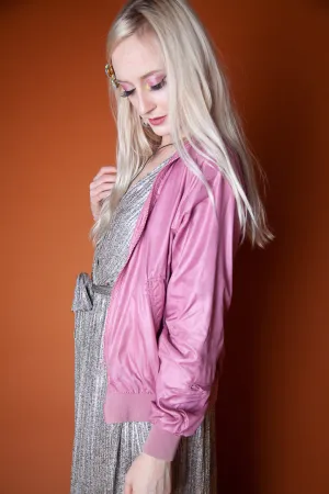 Pink Zip-Up Wind Breaker